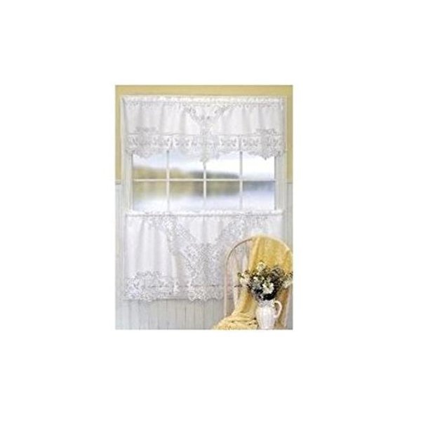 Heritage Lace Heritage Lace 9700W-6030 60 x 30 in. Heirloom Tier - White 9700W-6030